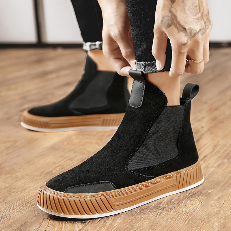 Thick Bottom Work Shoes Youth Booties - Image 2