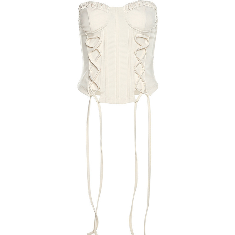 Spring And Summer New Women's Solid Color Slim Vest - Image 5