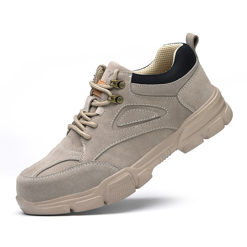 Men's Fashionable Breathable Anti-smashing And Anti-penetration Safety Shoes - Image 6