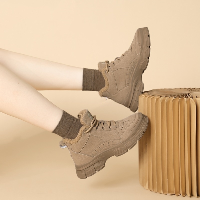 Warm Snow Boots Women's Non-slip Plus Velvet Thickened Martin Boots - Image 2