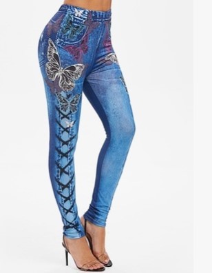 Letter Print Yoga Pants Hip-lifting Fitness Pants — изображение 6