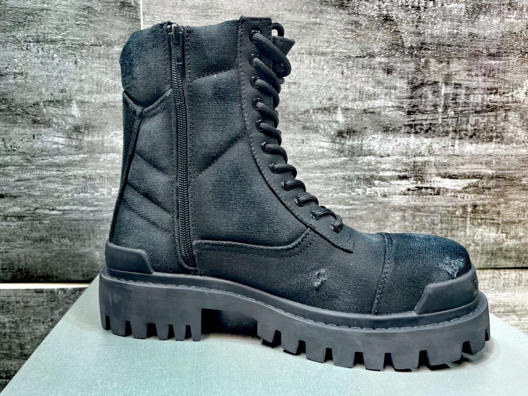 Men's Fashion Casual Round Head Mid-calf Viscose Dr Martens Boots - Image 6