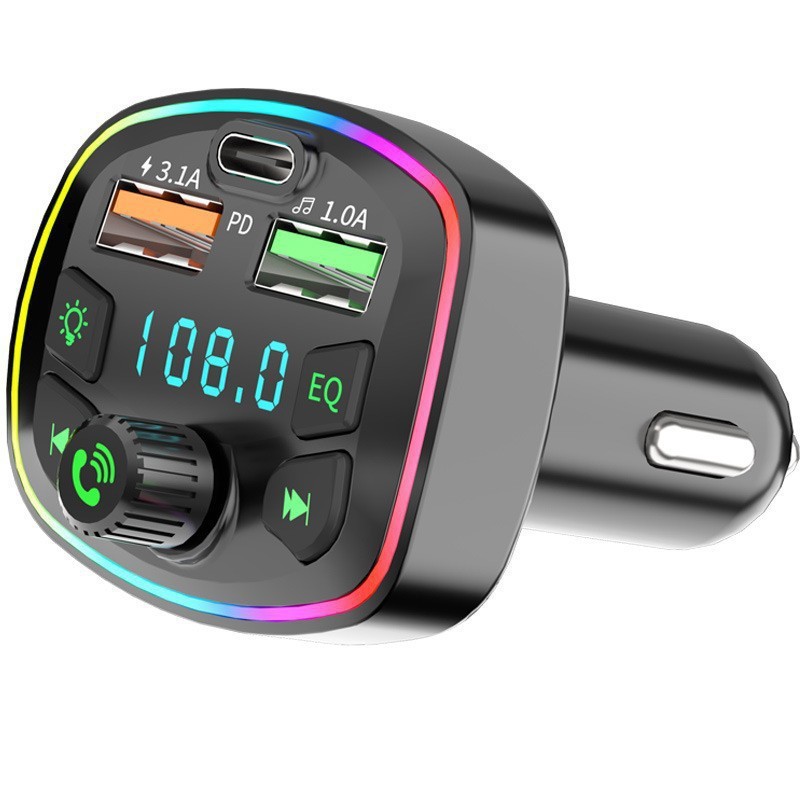 Q7 Automotive MP3 Player Bluetooth Hands-free FM Transmitter - Image 4