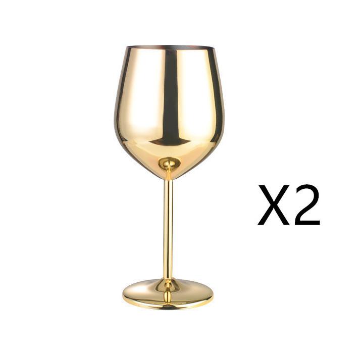 Stainless steel wine glass — изображение 7