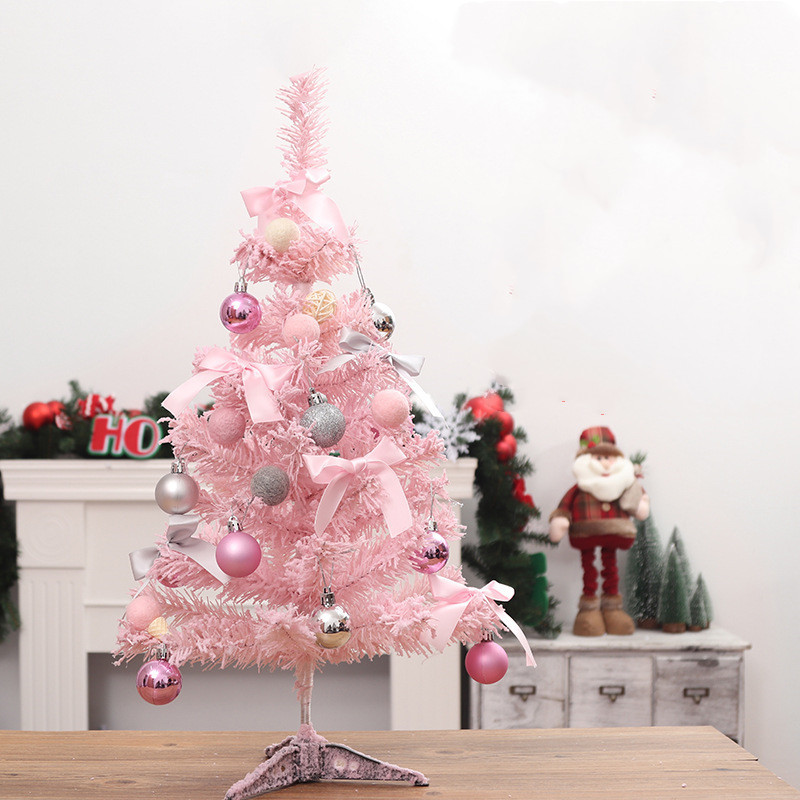 PinkChristmas Tree Package Home Flocking Decoration - Image 6
