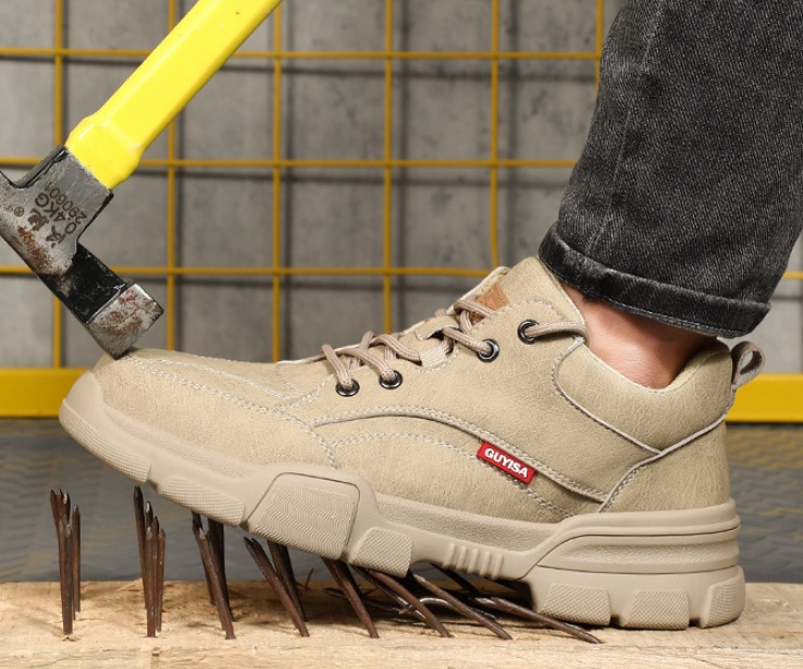 Anti-smashing And Anti-piercing Light And Comfortable Men's Work Shoes