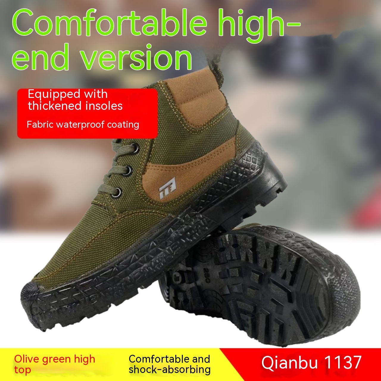 Anti Slip And Breathable Canvas Safety Shoes