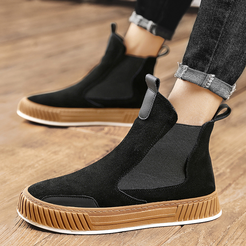 Thick Bottom Work Shoes Youth Booties - Image 3