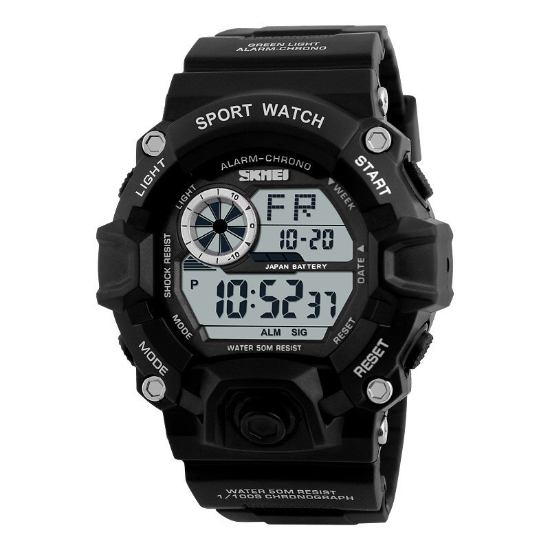 Waterproof Multifunctional Mountaineering Student Electronic Watch - Image 3