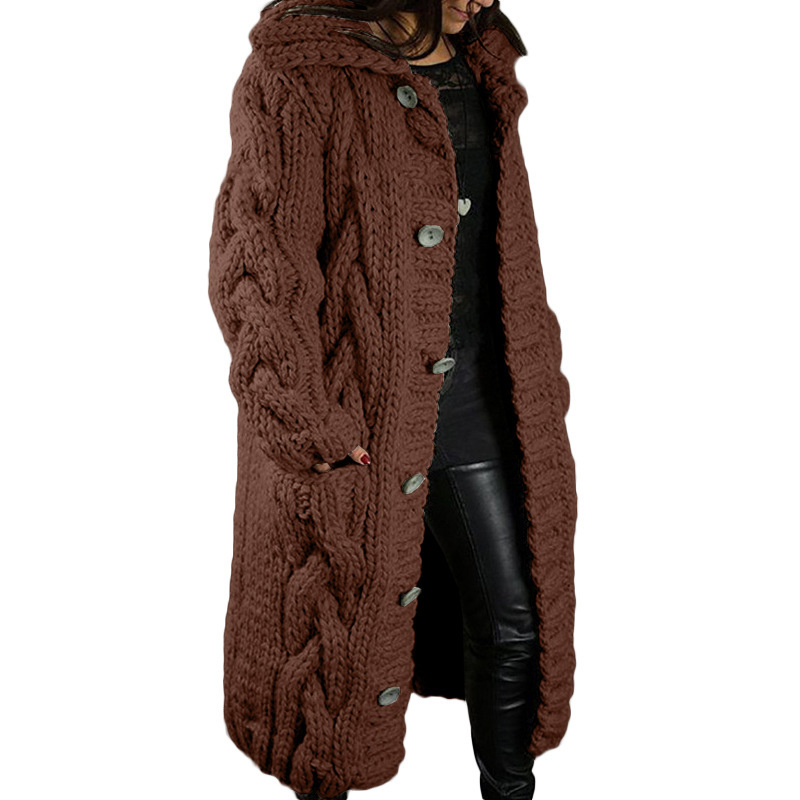 Women's Cardigan Plus Size Sweater Coat - Image 8