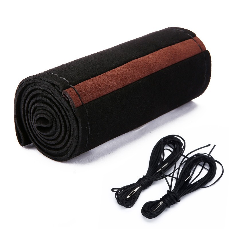 Automobile Wool Microfiber Steering Wheel Cover — изображение 5