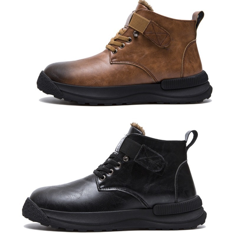 Martin Boots High-top Platform Warm With Velvet - Image 4