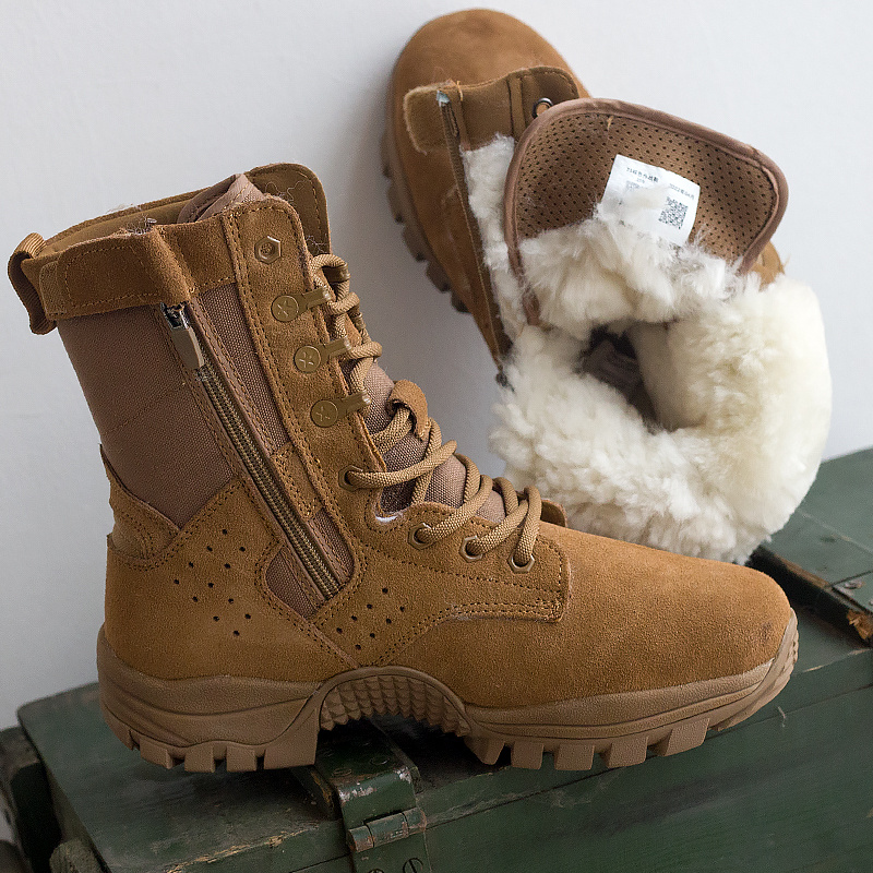 Brown Outdoor Snow Boots Cold Weather Boots - Image 4