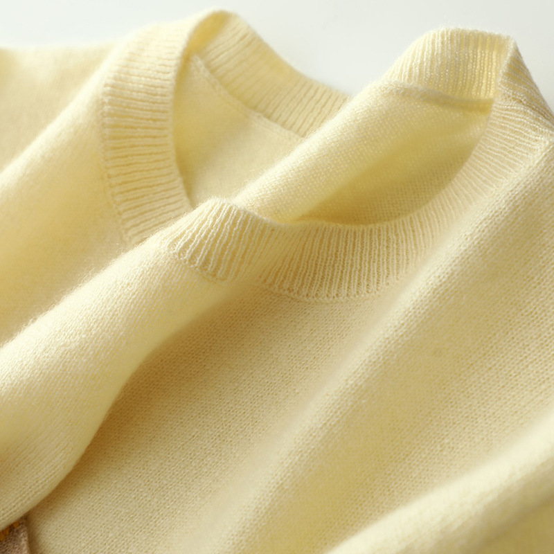 Crew Neck Bottoming Shirt Sweater Embroidery — изображение 2