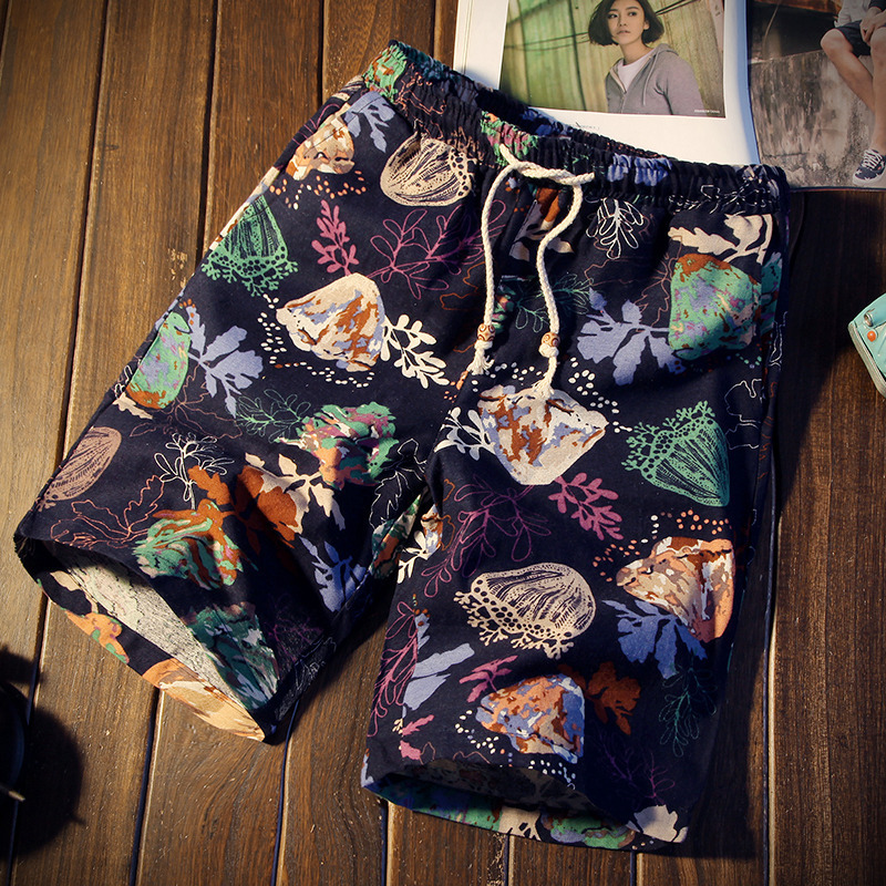 Men's Cropped Shorts Loose Beach Pants Casual Pants — изображение 10