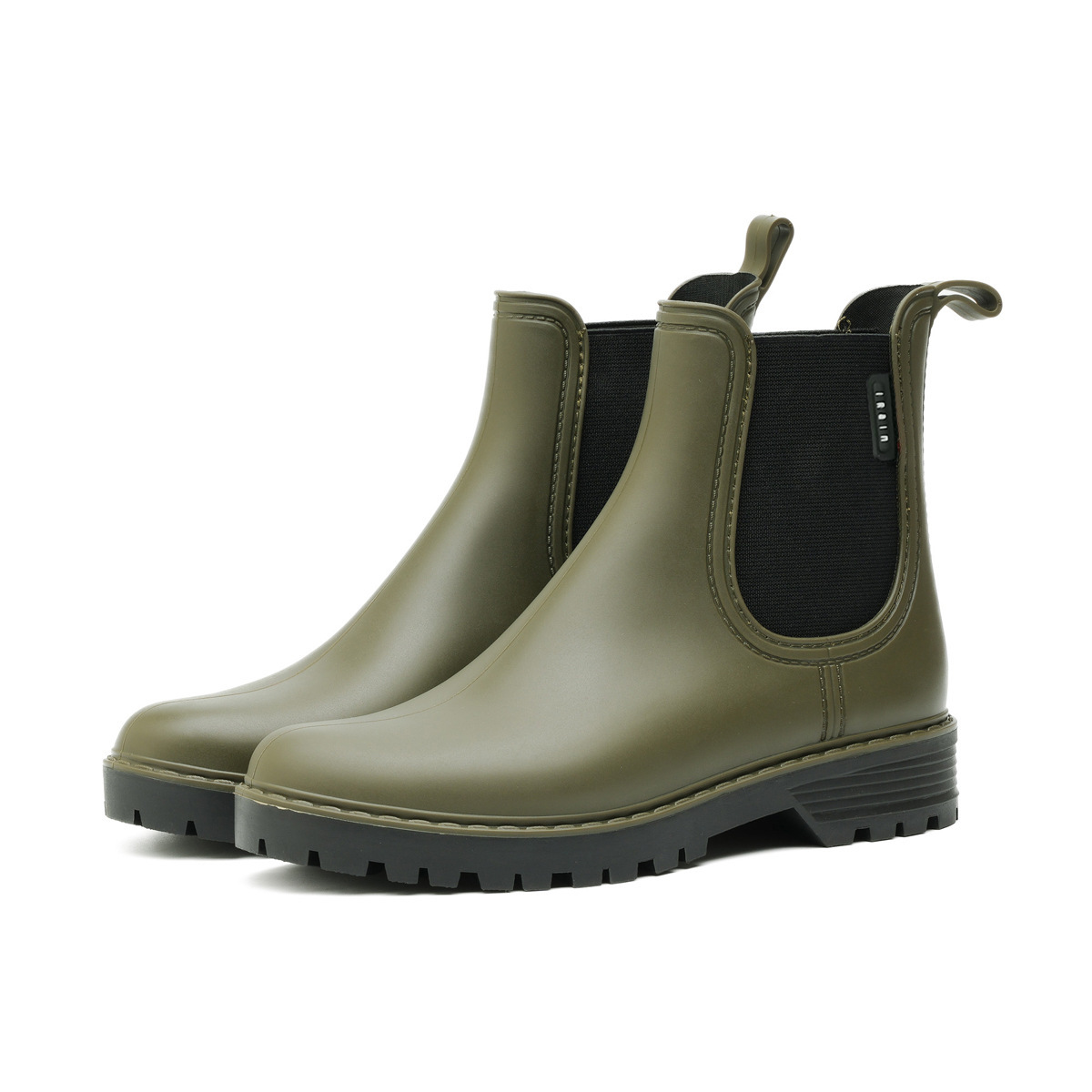 Ladies' Short Chelsea Lightweight Non-slip Low-top Rain Boots - Image 5