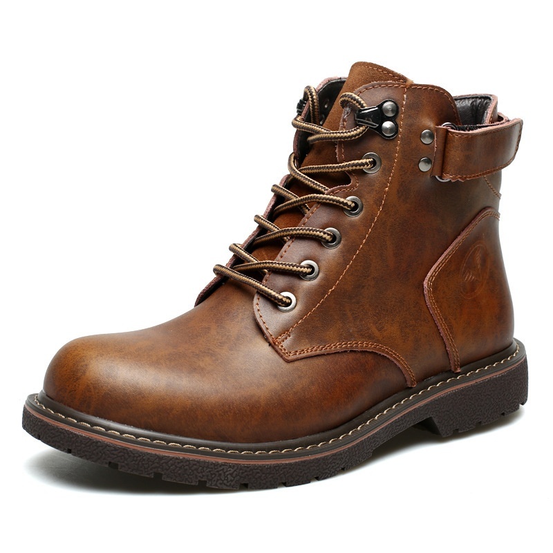 British Men Fleece-lined Martin Boots Casual Mid-top — изображение 5