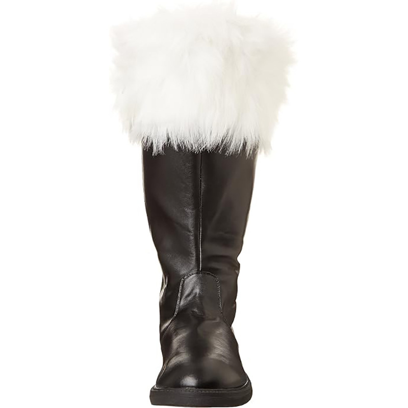 Christmas Old Man Boots White Plush Halloween — изображение 4