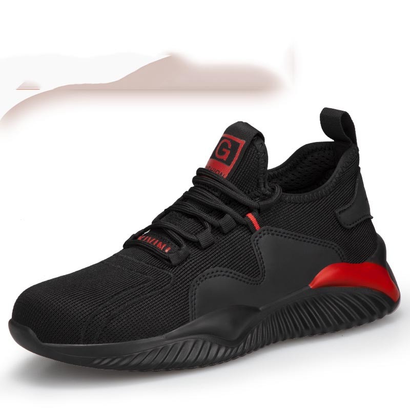 Pu Outsole Lightweight Fly Woven Breathable Safety Shoes – Bild 3