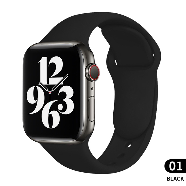 Silicone Watch Strap 45mm 44mm 41mm - Image 4