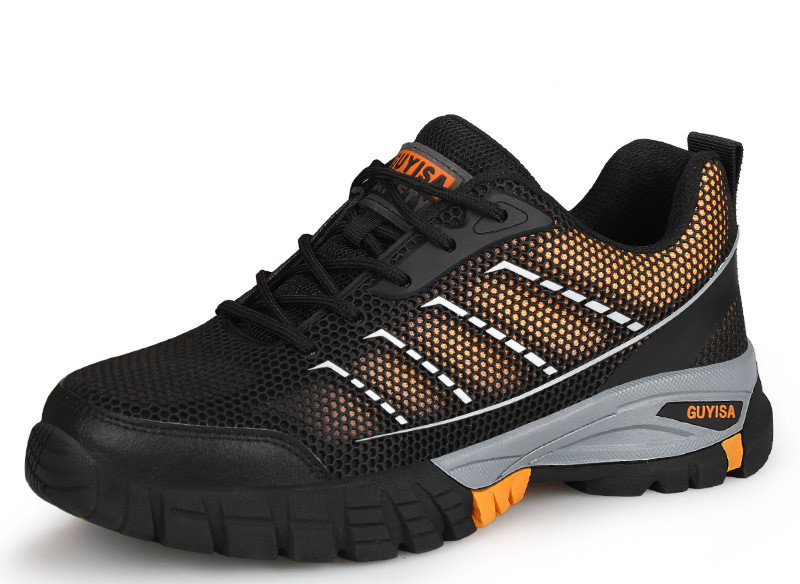 Men's Breathable Anti-smashing And Anti-puncture Safety Shoes - Image 5