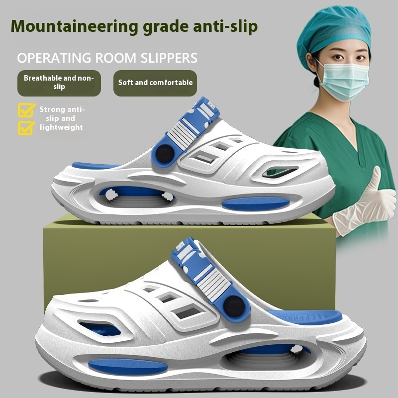 Slippers Men's Summer Outdoor Hole Shoes Deodorant And Non-slip - Image 3