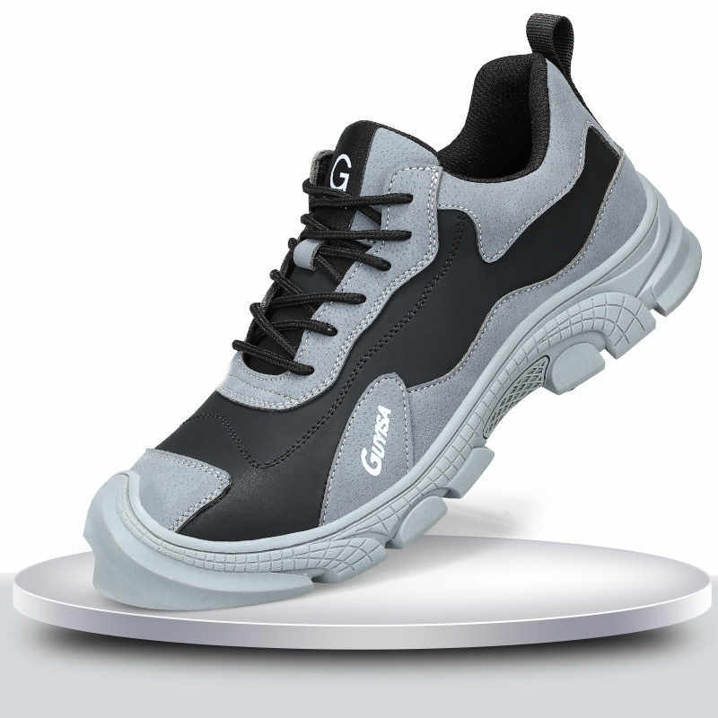 Anti Piercing Rubber Soled Safety Shoes Site Protection Shoes Safety Work Shoes – Bild 2