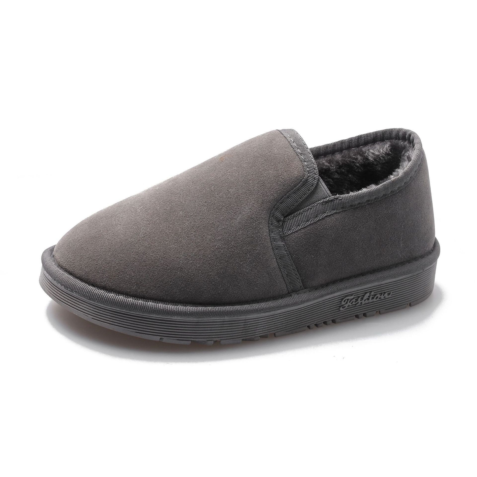 Fleece-lined Thick Flat Students Warm-keeping Fashion Round Toe Snow Boots - Image 5