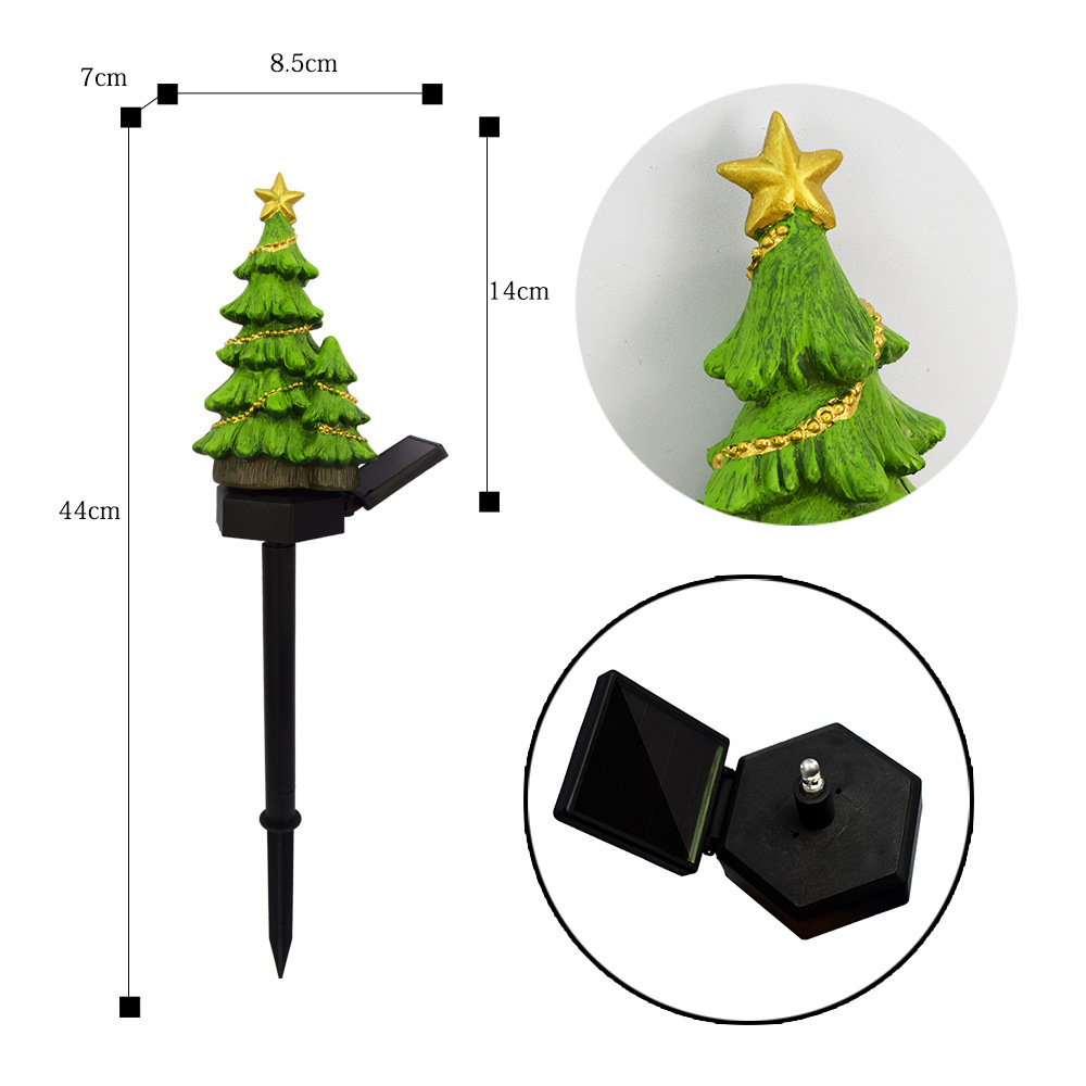 Solar Christmas Tree Ground Plugged Light Lawn Lamp Outdoor Festival Garden Courtyard Decoration - Image 4