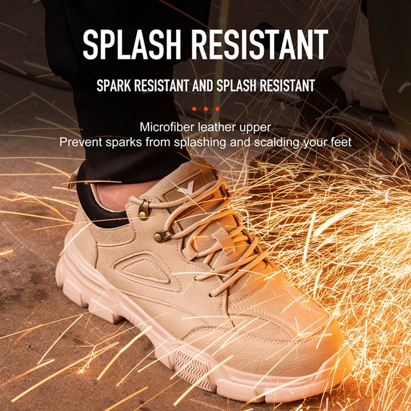 Men's Anti-smashing Anti-penetration Work Steel Toe Cap Work Shoes - Image 2