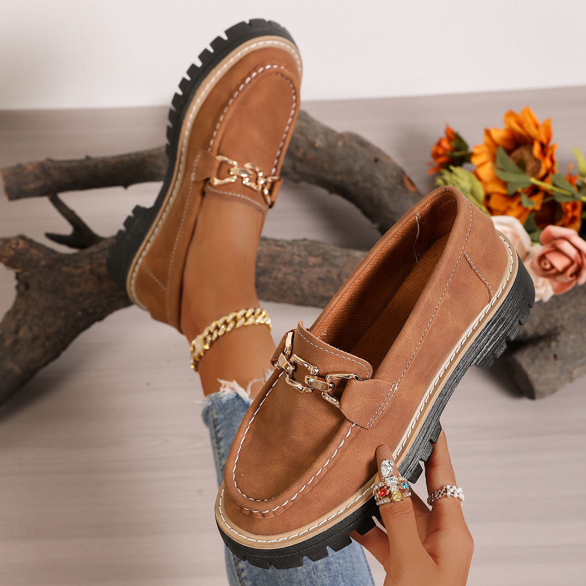 Fashion Large Size Flat Bottom New Thick Bottom Women - Image 9