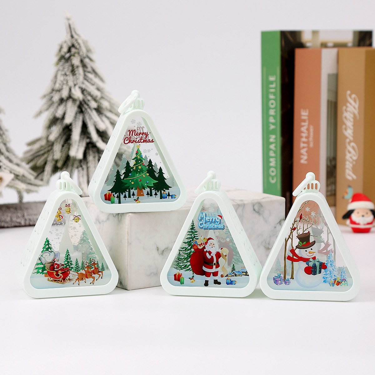 Christmas Decorations Retro Electric Candle Lamp Luminous Ornaments — изображение 4