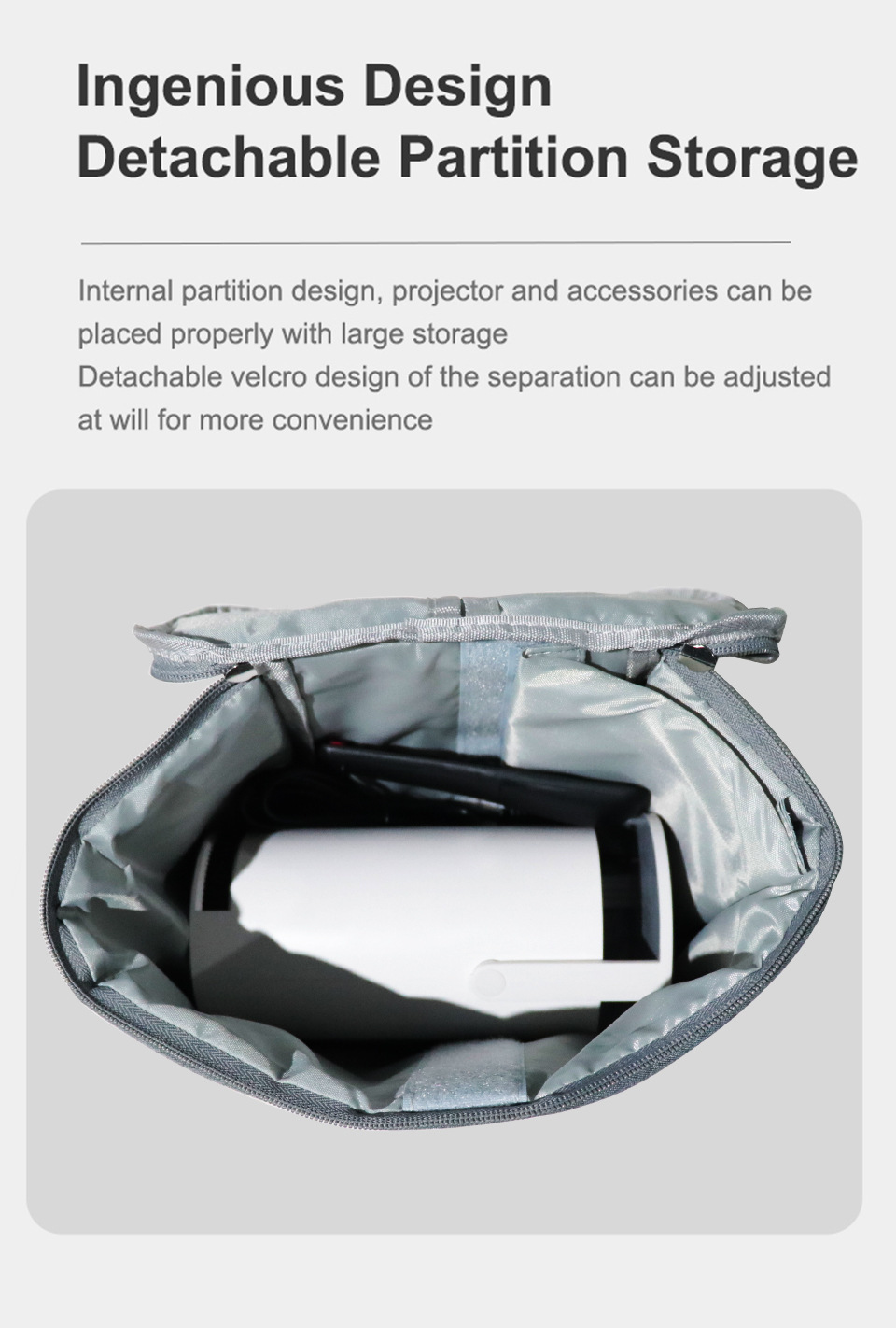 HY300 Projector Storage Portable Protective Storage Bag - Image 6