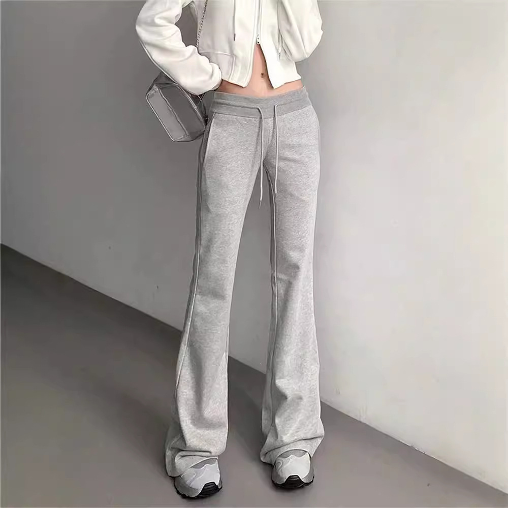 Women's Casual Flared Pants Low Waist Yoga Pants - Image 3