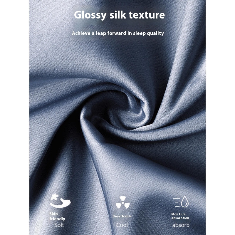 Ice Silk Home Wear Suit Men's Three-piece Suit – Bild 2