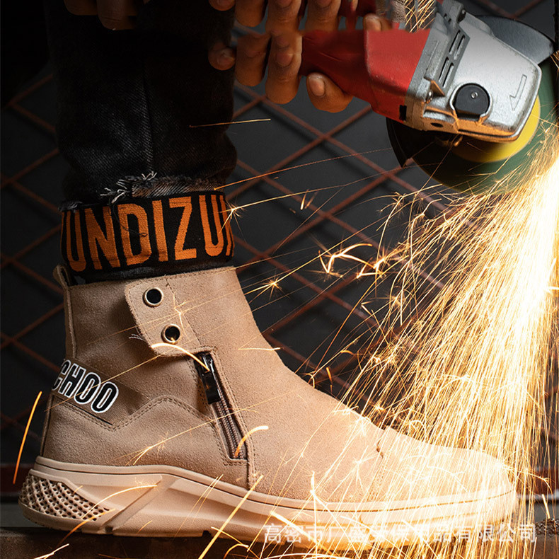 Summer Breathable Labor Insurance Men's Anti-smashing And Anti-piercing Work Safety Shoes - Image 4