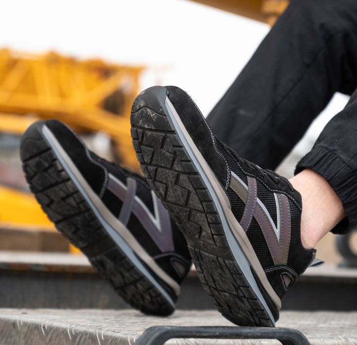 Safety Anti-smashing And Anti-penetration Steel Toe Cap Safety Shoes – Bild 5