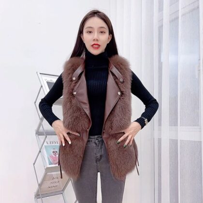 Women's Korean-style Fashion Casual Fur Vest