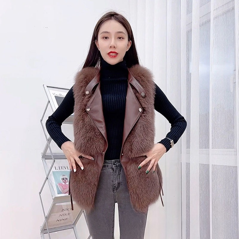 Women's Korean-style Fashion Casual Fur Vest