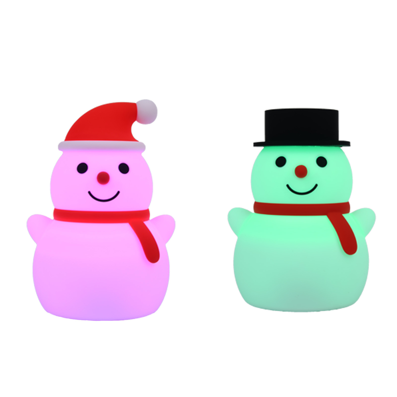 Christmas Ice Man Silicone Pat Lamp Remote Control Ambience Light - Image 5