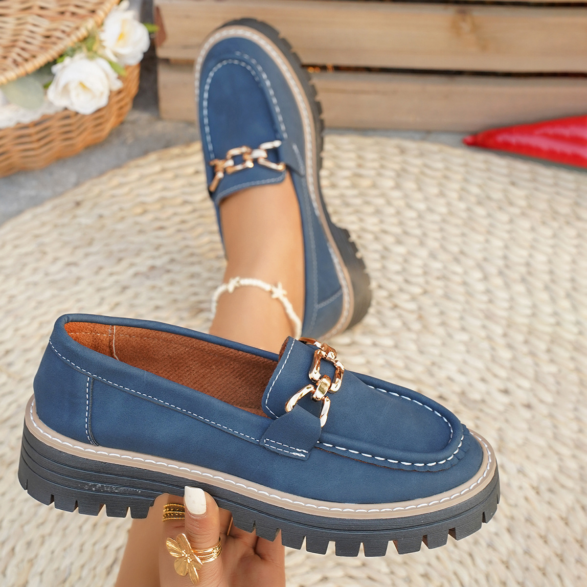 Fashion Large Size Flat Bottom New Thick Bottom Women - Image 8