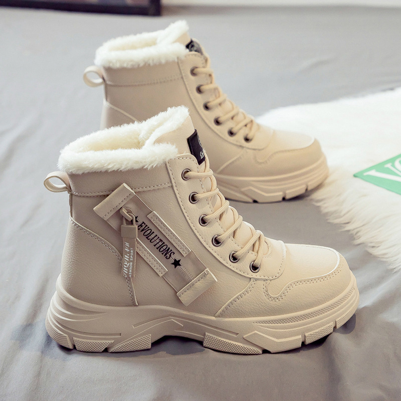 Plus Size Fleece-lined Warm Snow Boots Women - Image 6