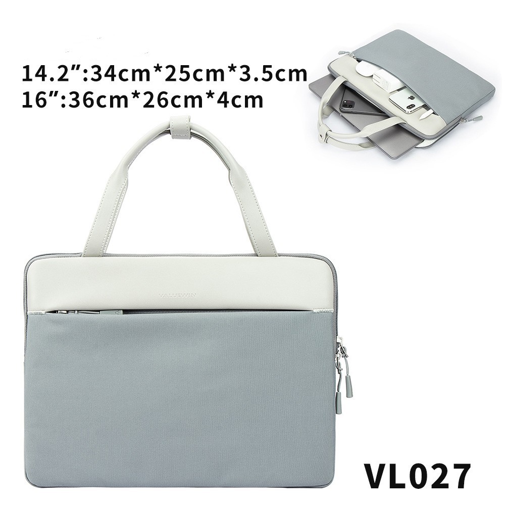 Laptop Bag Simple Two Colors Waterproof Ipad Laptop Sleeve Laptop Bag Girl Portable – Bild 5