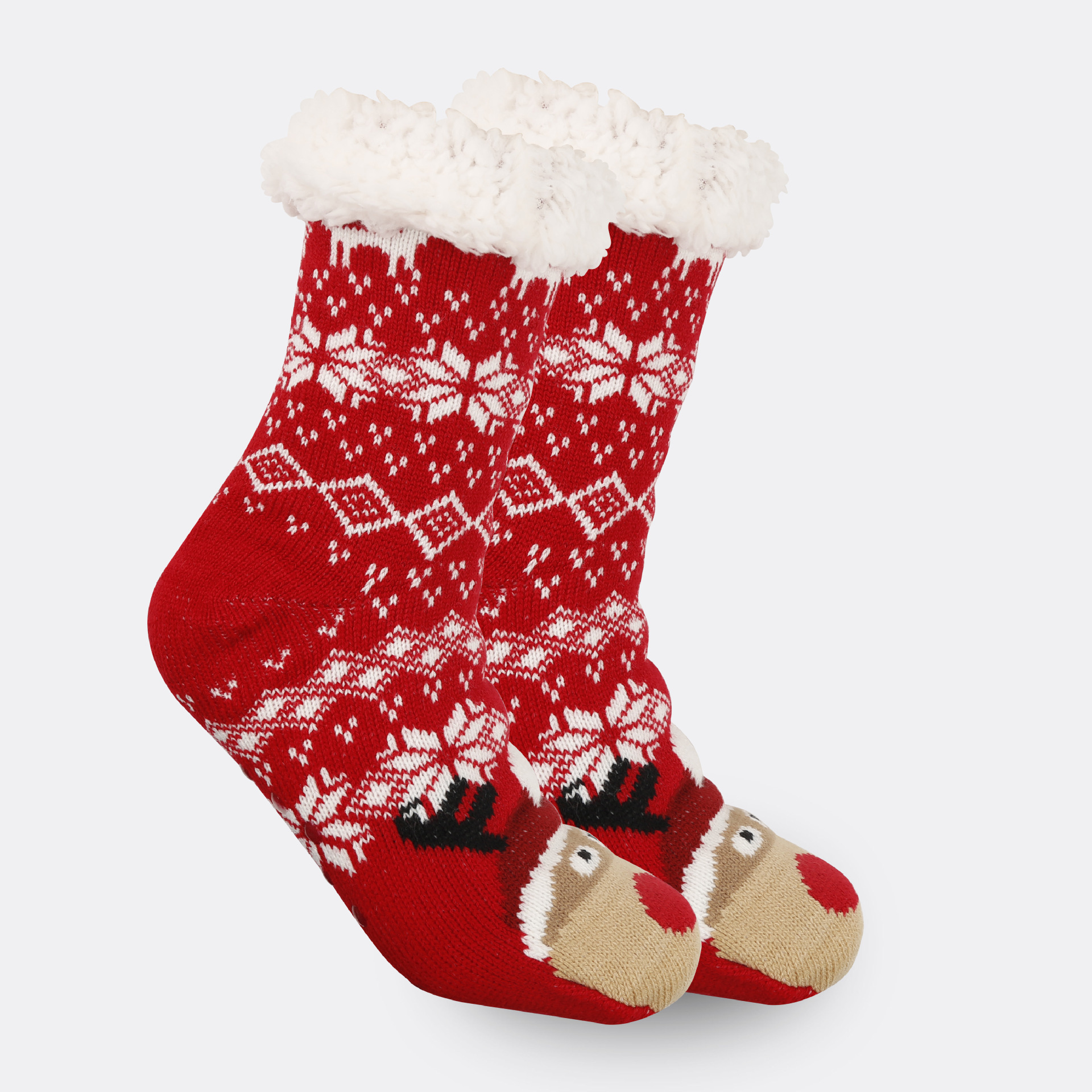 Christmas Women's Thickened Fleece-lined Room Socks - Image 4
