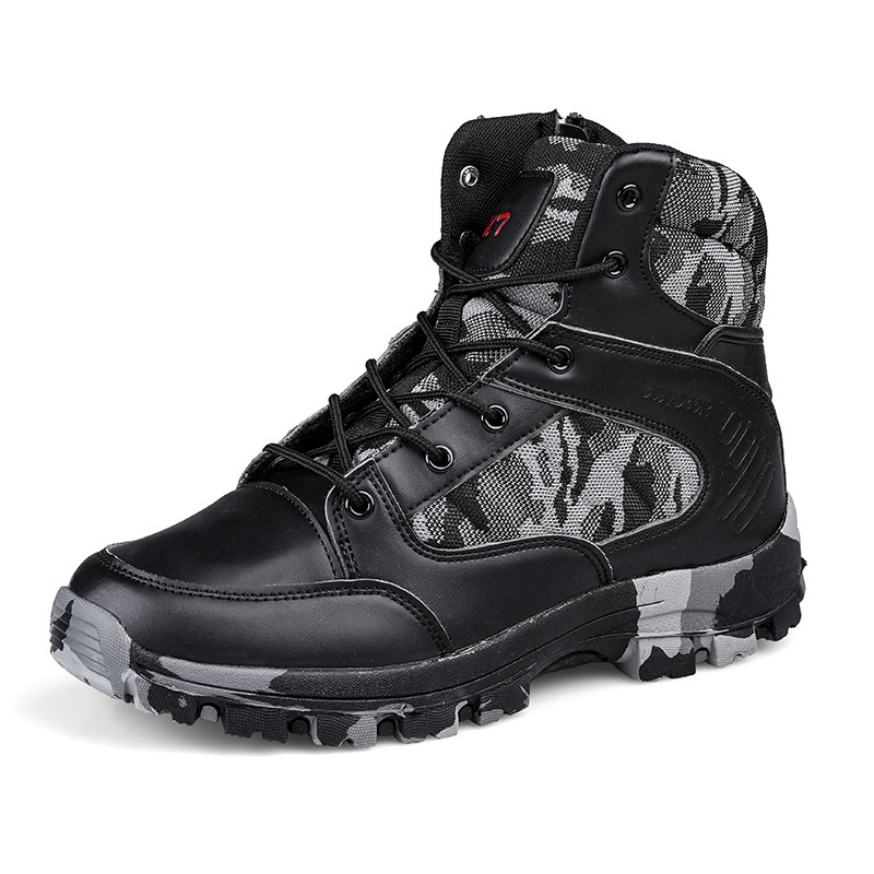 Outdoor Travel Men's High-top Hiking Shoes - Image 7