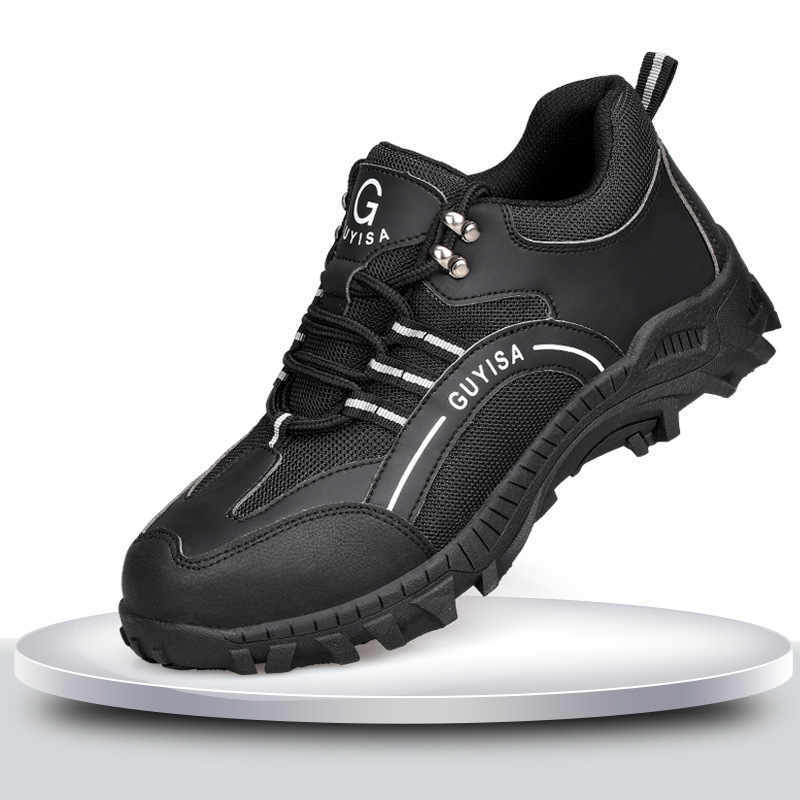 Anti Piercing Rubber Soled Safety Shoes Site Protection Shoes Safety Work Shoes – Bild 6