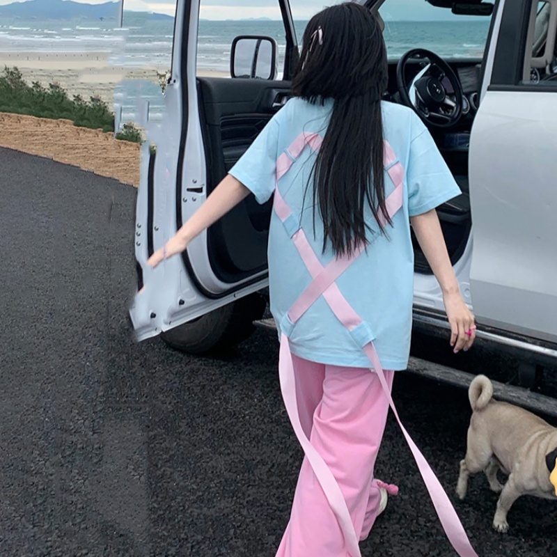 Women's Short-sleeved T-shirt Summer Dopamine Wear Design — изображение 2