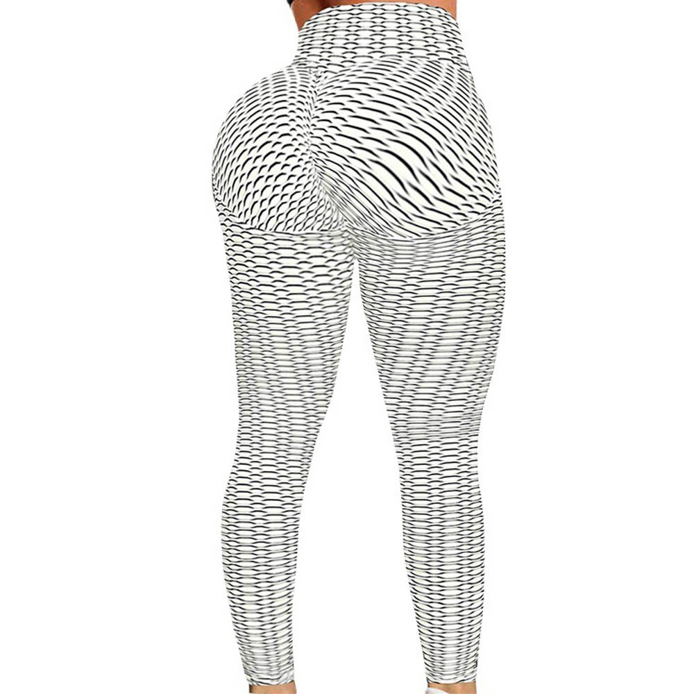 Yoga Pants Women's High Waist High Elastic Sexy Hip Lifting Fitness Training Leggings Tights - Image 5