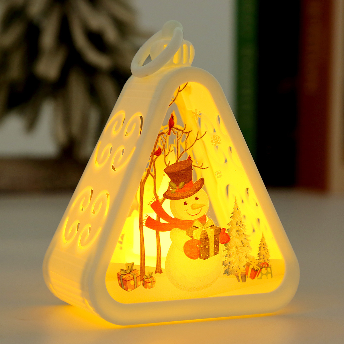 Christmas Decorations Retro Electric Candle Lamp Luminous Ornaments — изображение 7