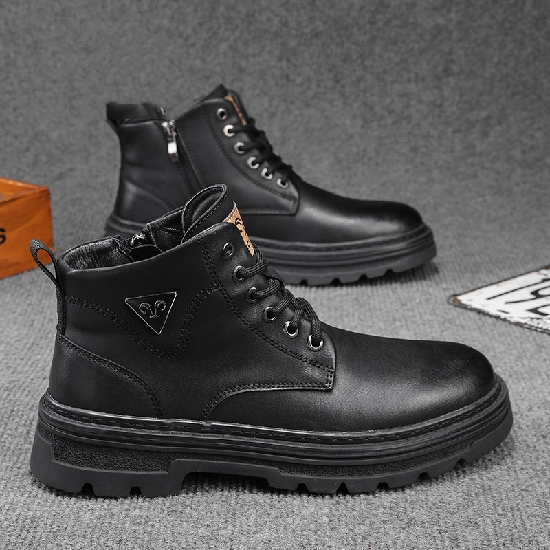 Men's Authentic Leather British Style Working Boots – Bild 4